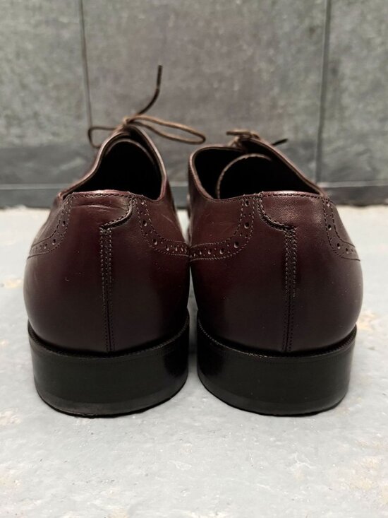 SALVATORE FERRAGAMO Lavorazione Originale Brown Wingtip Leather Shoes Sz 10 D main image 13